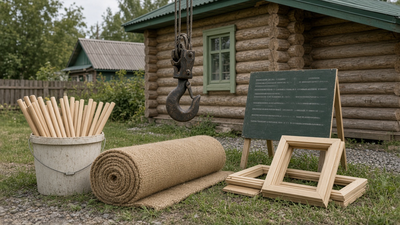 Брёвна, нагели, доставка, сборка