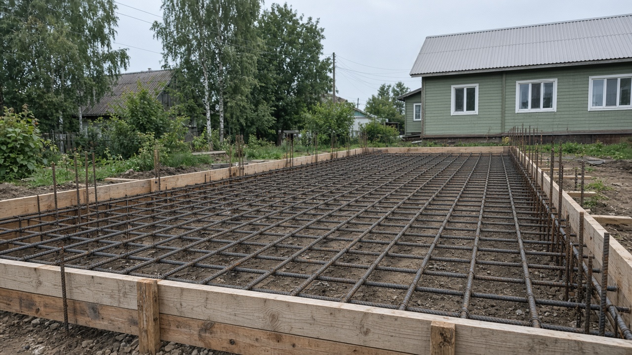 Фото armature before concrete pour