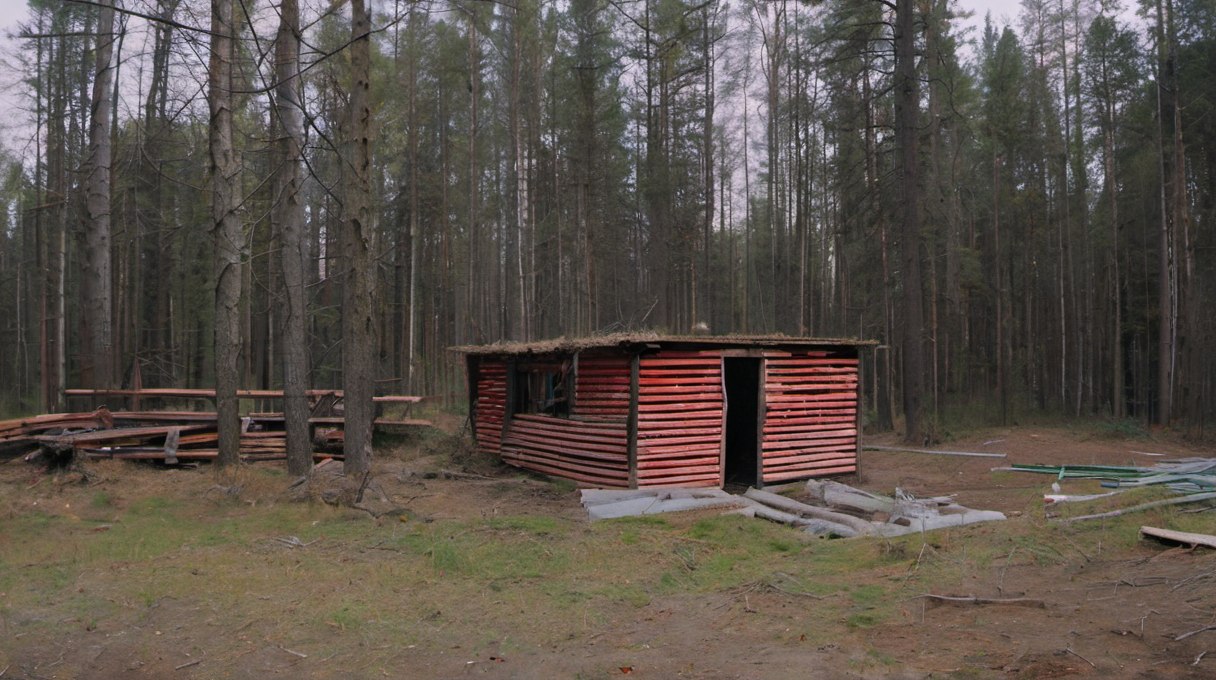 Остановленная площадка бани